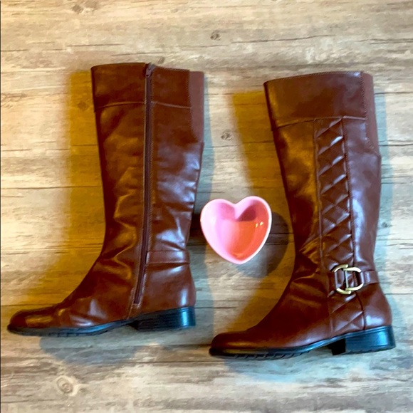 Life Stride Shoes - Life Stride Marvelous Brown Riding Boots